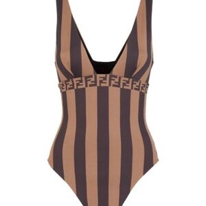 Fendi Pequin one piece Swimsuit